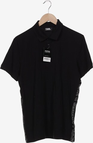 Karl Lagerfeld Poloshirt M in Schwarz: predná strana