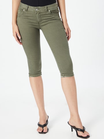 Hailys - Skinny Vaquero 'Jenna' en verde: frente