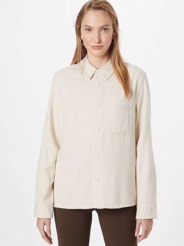 Rotholz - Blusa en beige: frente