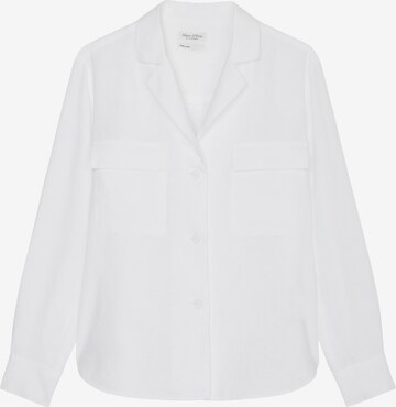 Marc O'Polo Blouse in Wit: voorkant