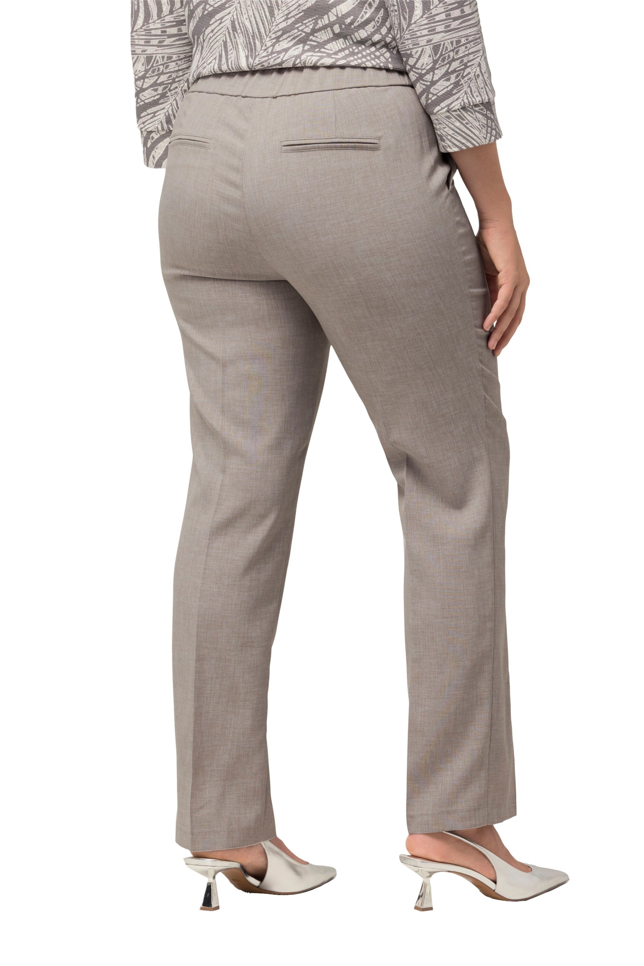 Ulla Popken Regular Hose in Grau