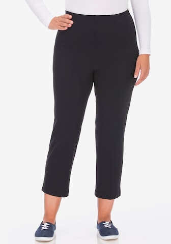 KjBRAND Slim fit Pants in Black: front