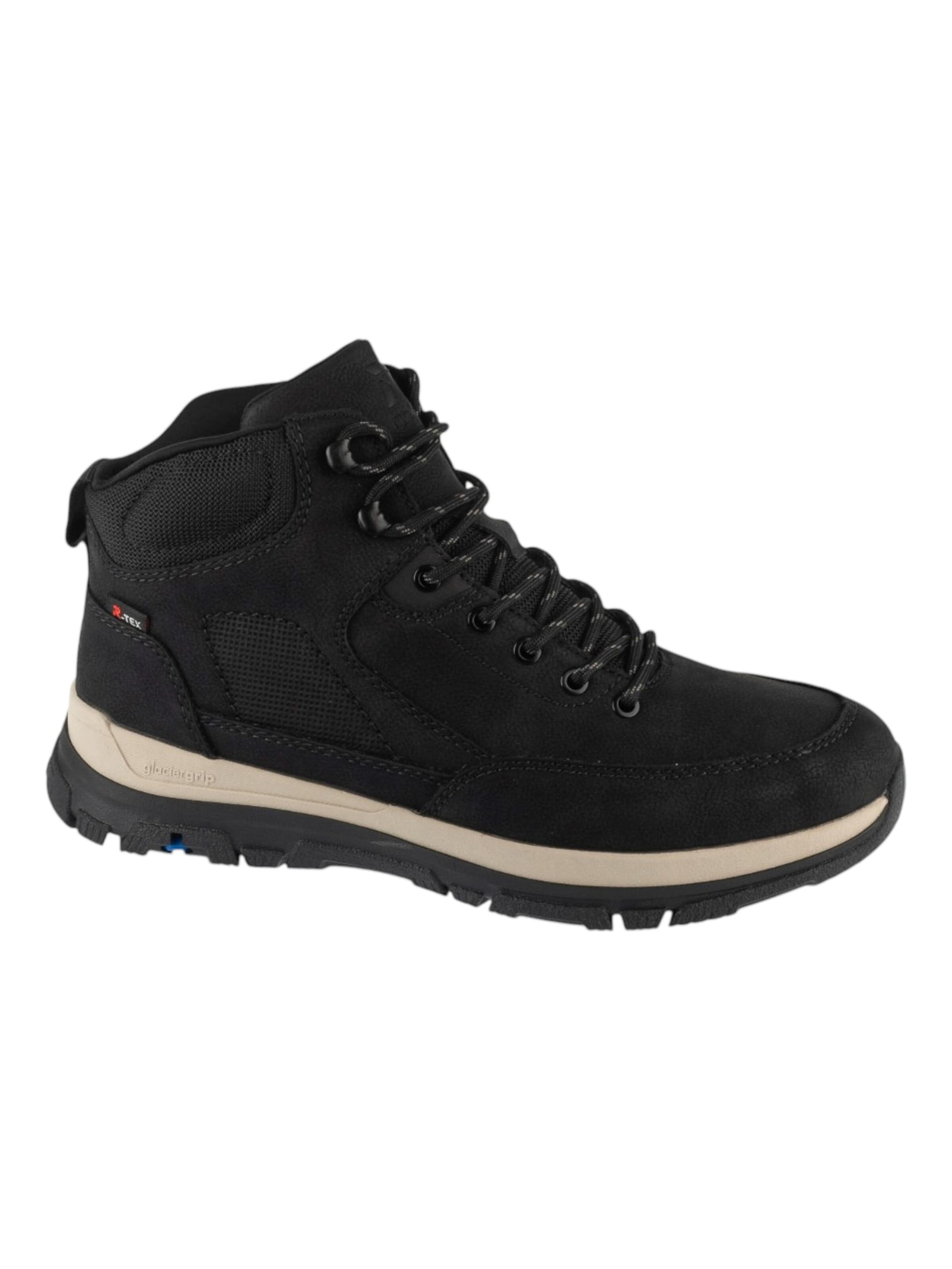 Rieker Veterboots 'Rieker Booties' in Zwart: voorkant