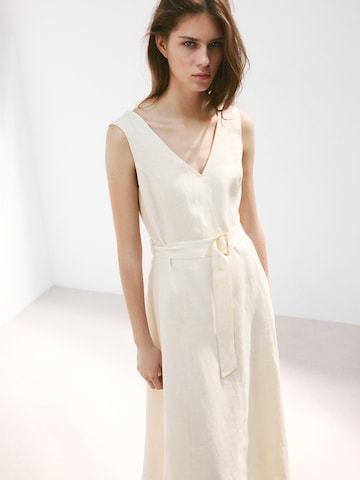 MANGO Mekko 'Laura' värissä beige: etupuoli