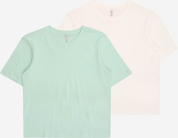 Maglietta 'KOGREX' di ONLY GIRLS in beige: frontale