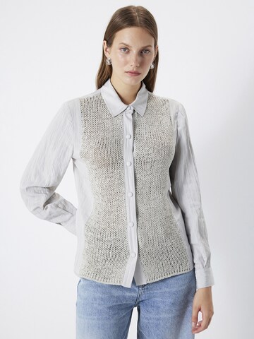 Ipekyol Blouse in Grey: front