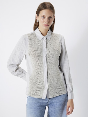 Ipekyol Blouse in Grey: front