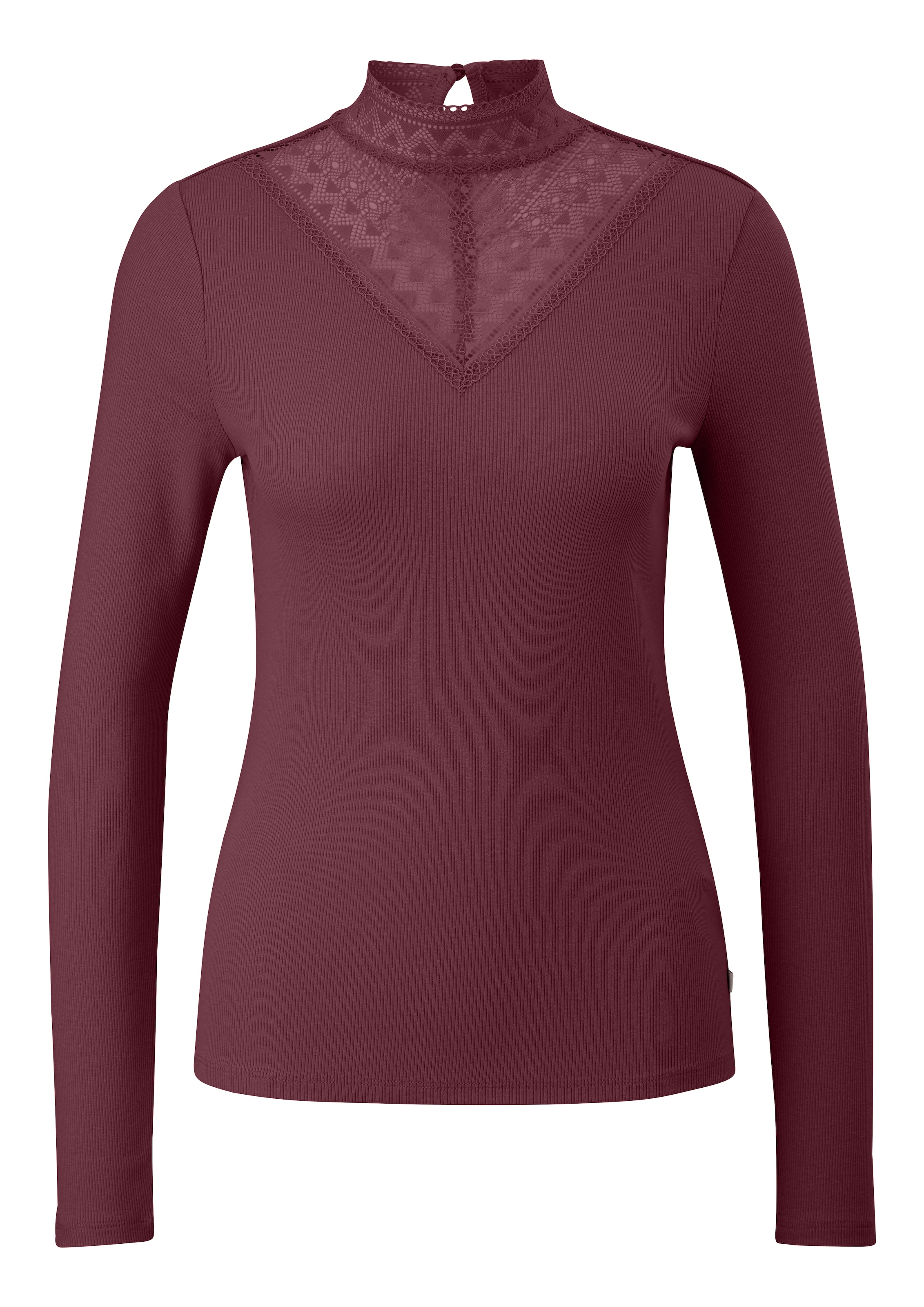 QS Shirt in Rot: Vorderseite