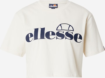 ELLESSE T-Shirt 'Silo' in Weiß: Vorderseite