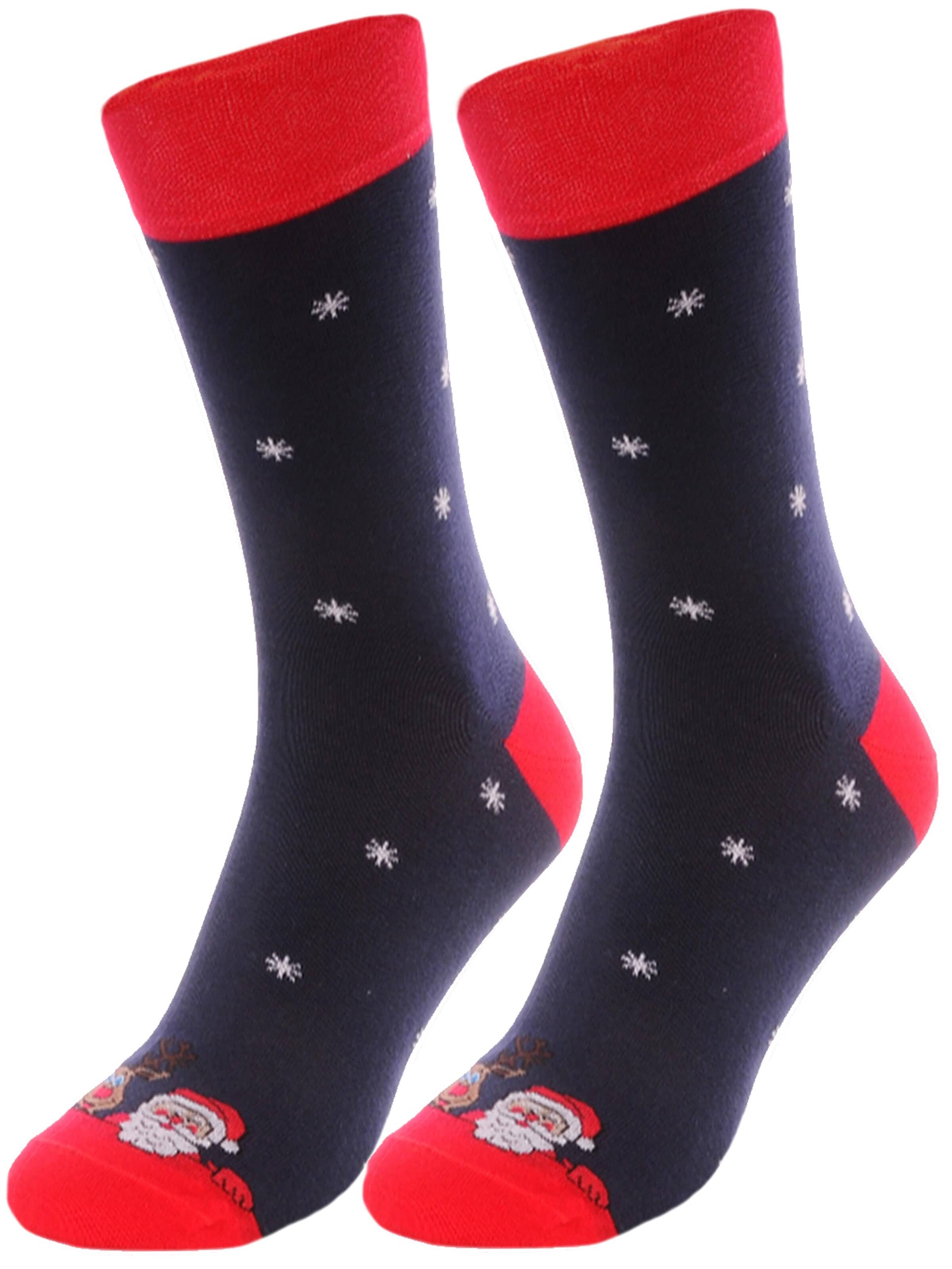 La Bortini Socks in Blue: front