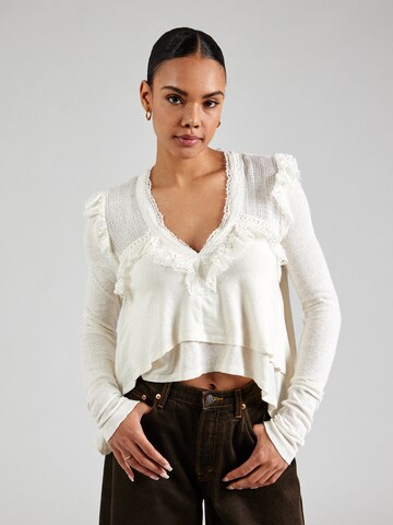 Free People Shirt 'EVA' in Beige: front