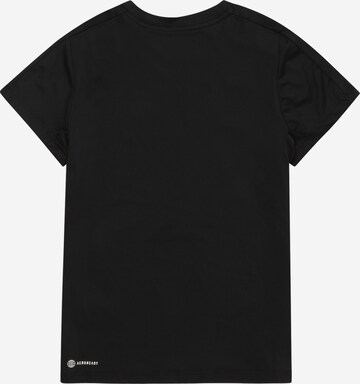 ADIDAS SPORTSWEAR Performance shirt 'Train Essentials Aeroready 3-Stripes -Fit ' in Black