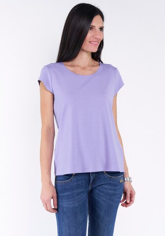 Seidel Moden T-Shirt in Lila: Vorderseite