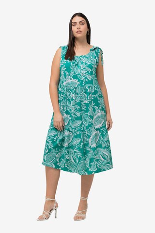 Ulla Popken Dress in Green: front