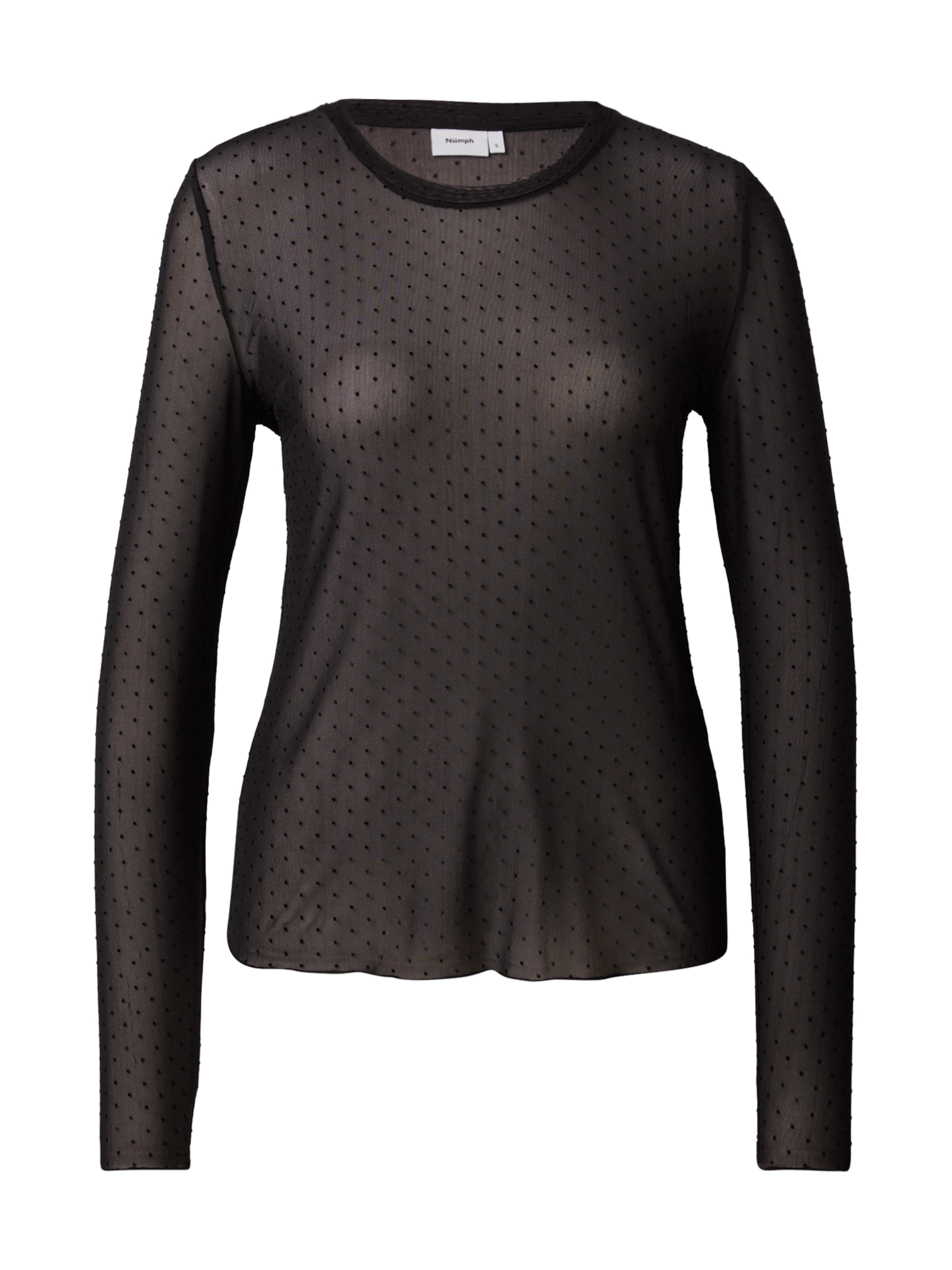 NÜMPH Shirt 'JINNIE' in Black: front