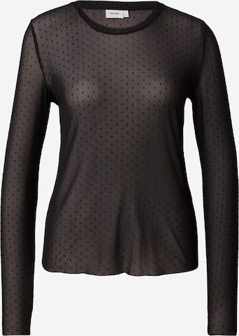 NÜMPH Shirts 'JINNIE' i sort: forside