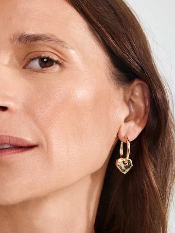 Pilgrim Обеци 'NOVA' в злато