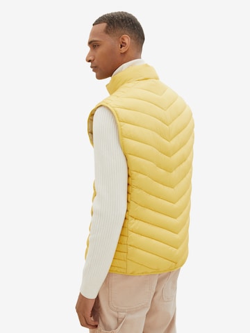 TOM TAILOR Vest in Yellow