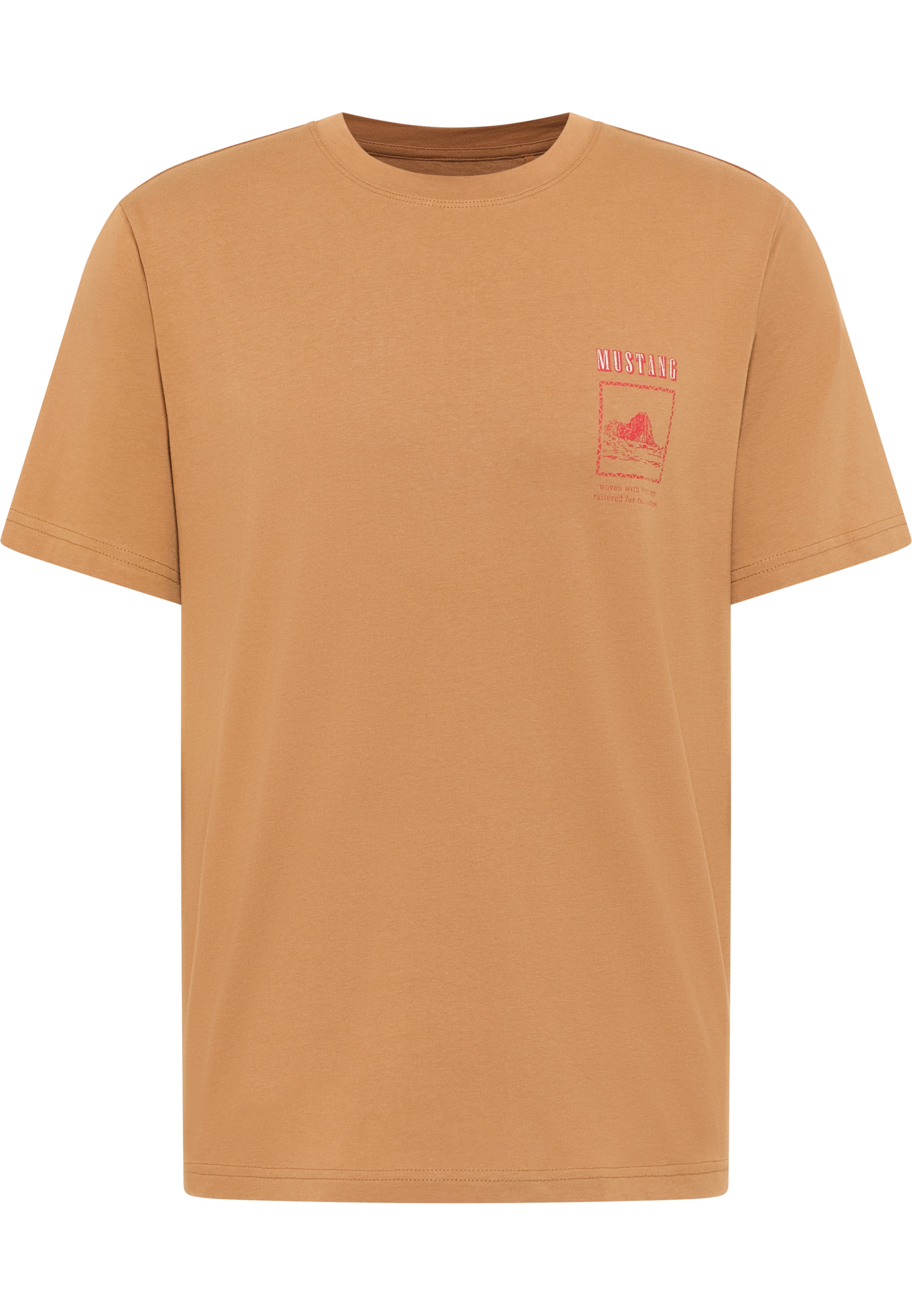 MUSTANG Shirt in Light brown / Pink, Item view