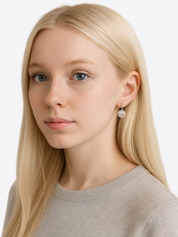 Sofia Milani Earrings 'Snowflake' in Silver: front