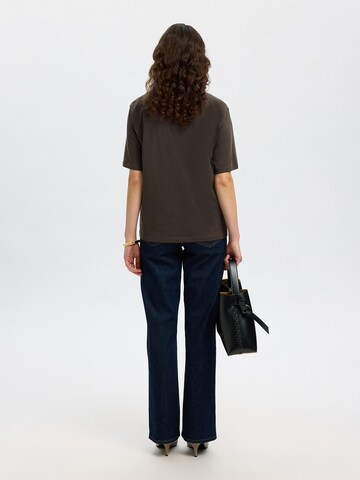 SELECTED Shirt 'SLFVILJA' in Brown