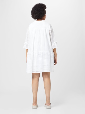 Vero Moda Curve Kleid 'HONEY' in Weiß