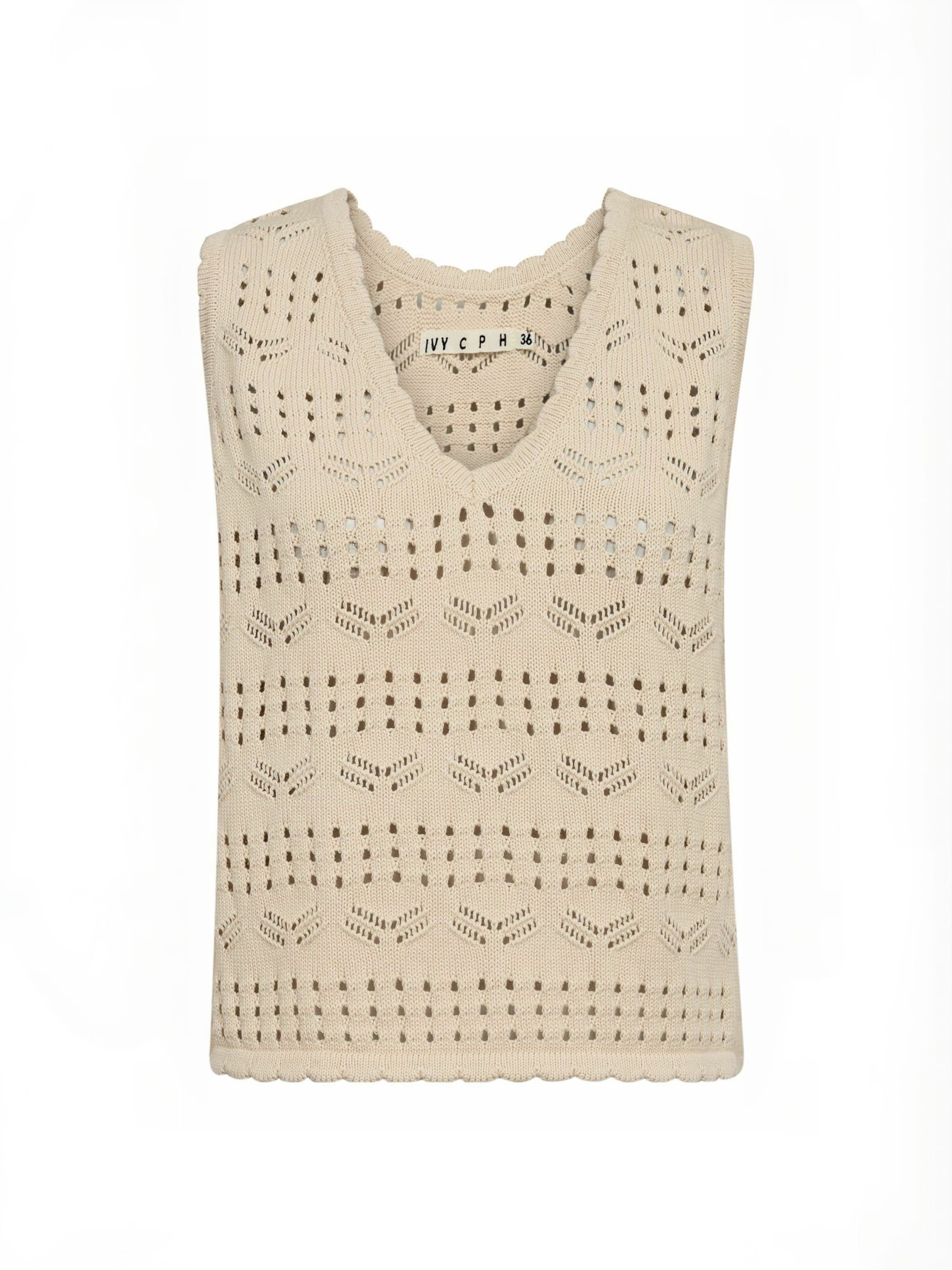 Ivy Copenhagen Pullover ' IVY-Breeze ' i beige: forside