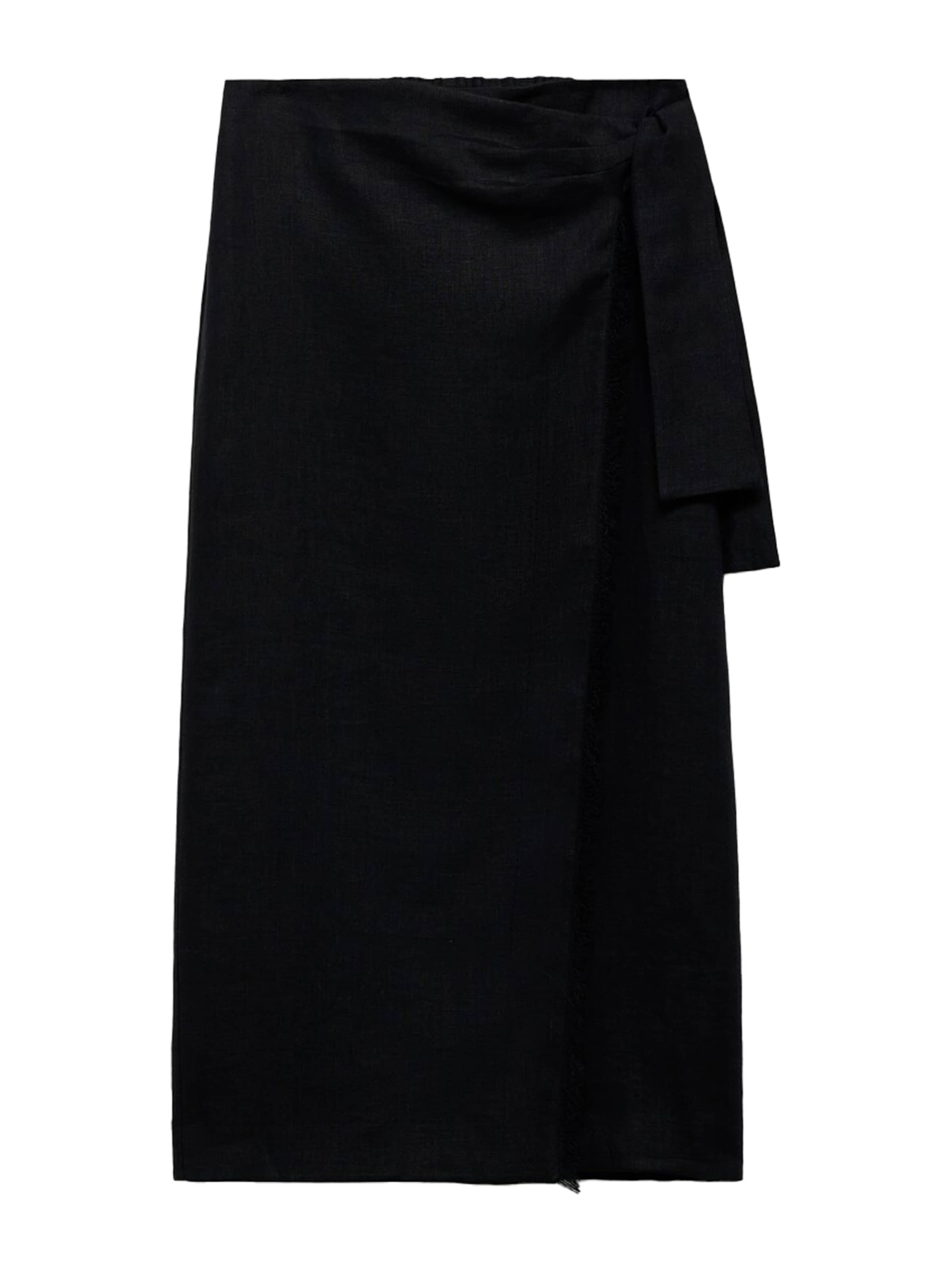 MANGO Sukňa - Čierna: predná strana