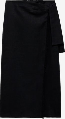 MANGOSuknja - crna boja: prednji dio