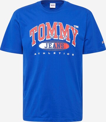 T-Shirt 'Essential' Tommy Jeans en bleu : devant