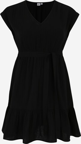 Gap PetiteLjetna haljina - crna boja: prednji dio