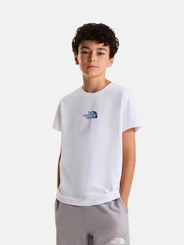THE NORTH FACE Koszulka 'LIQUID' w kolorze biały: przód