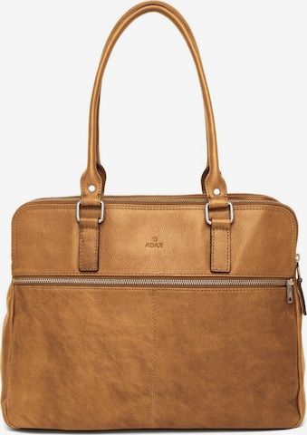 ADAX Handbag 'Gerda' in Brown: front