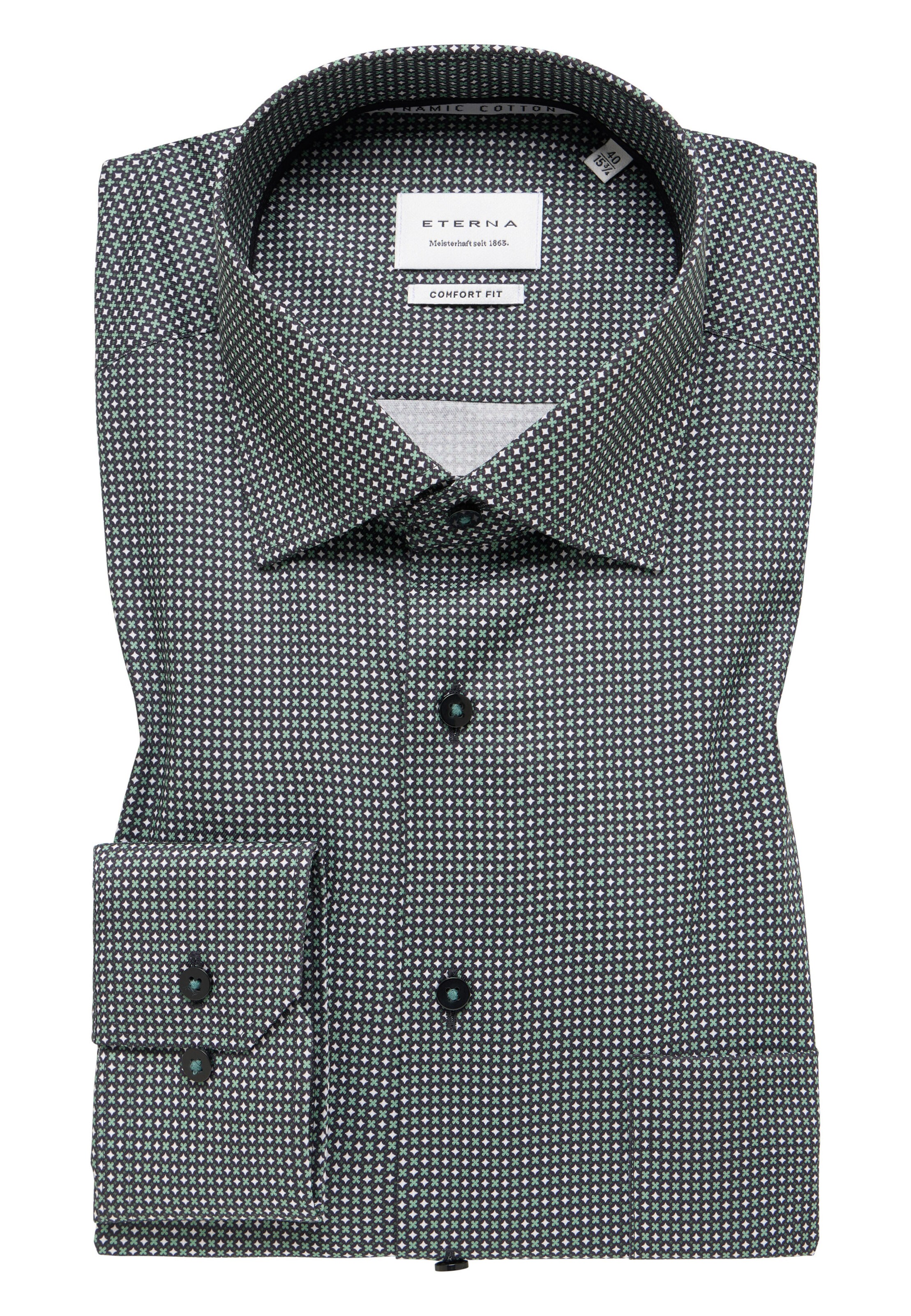 ETERNA Comfort fit Business shirt in Green