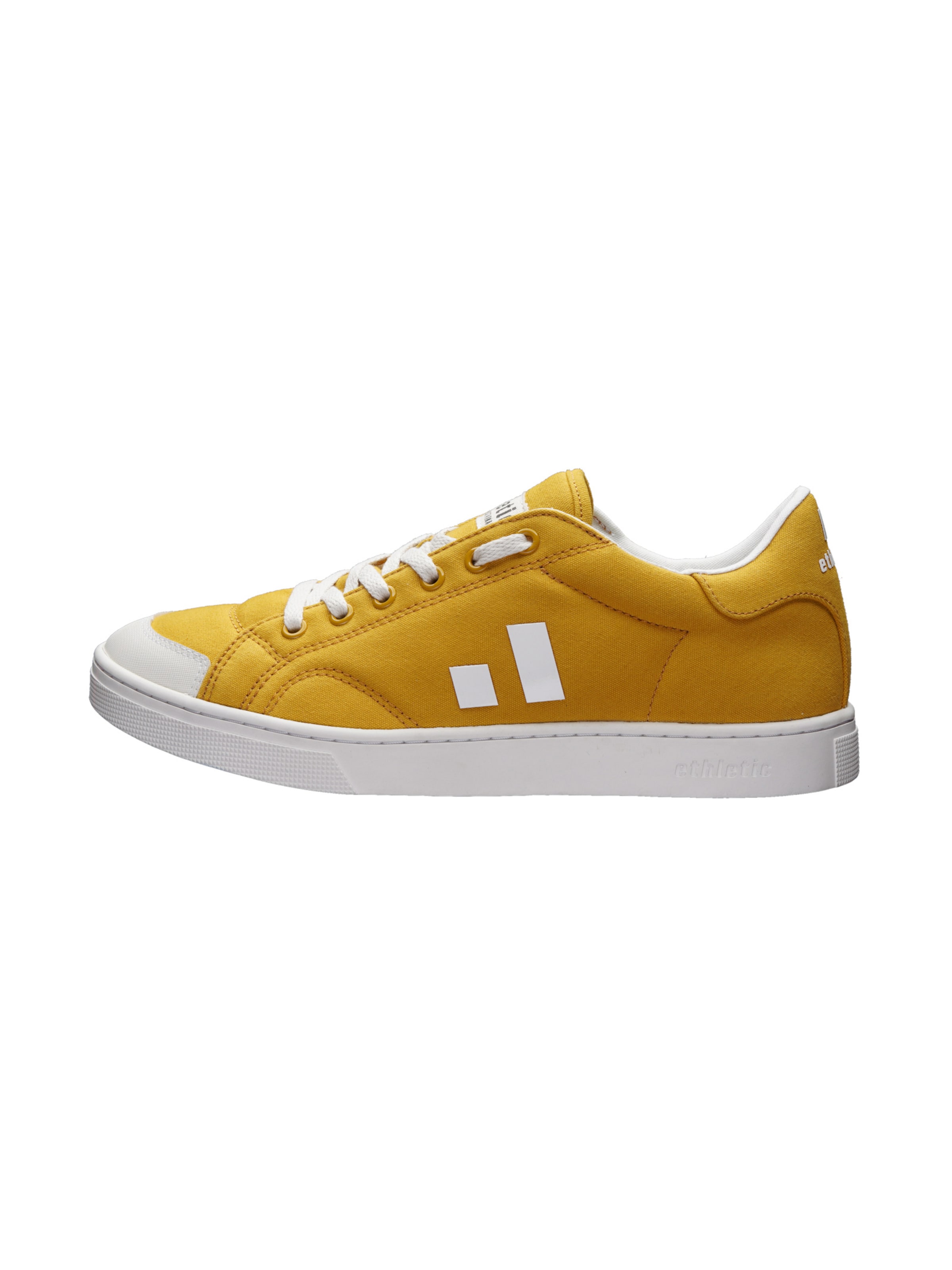 Ethletic Platform trainers in Yellow: front