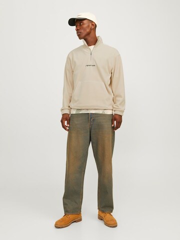 Pull-over 'JORVesterbro' JACK & JONES en beige