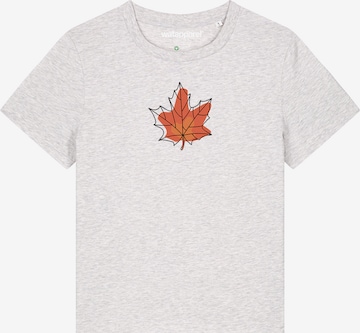 Maglietta 'Herbst' di Watapparel in grigio: frontale