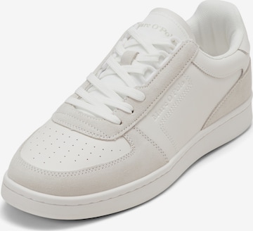 Baskets basses Marc O'Polo en blanc : devant