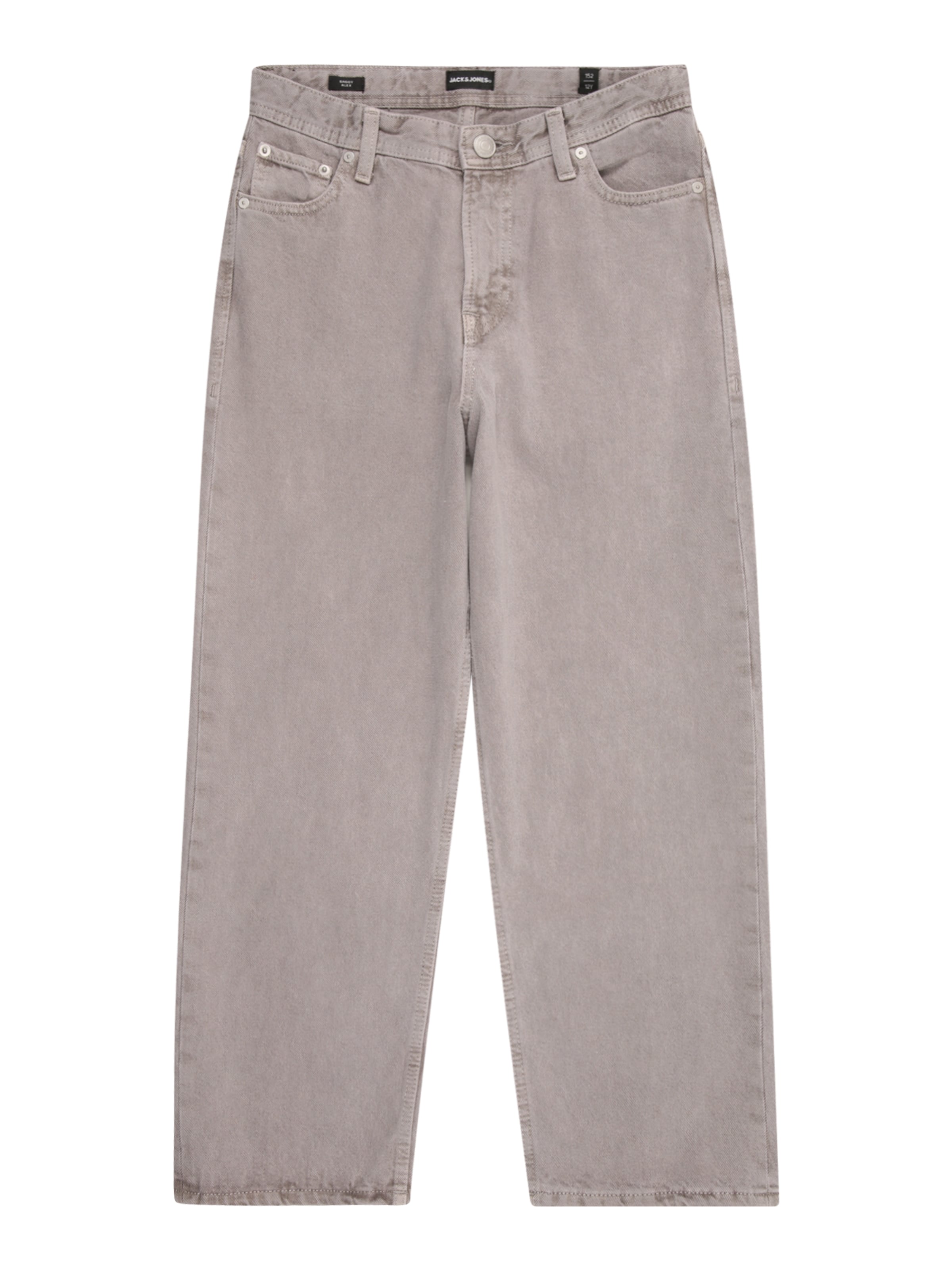 Jack & Jones Junior Baggy Jeans 'JJIALEX JJORIGINAL' in Grey: front