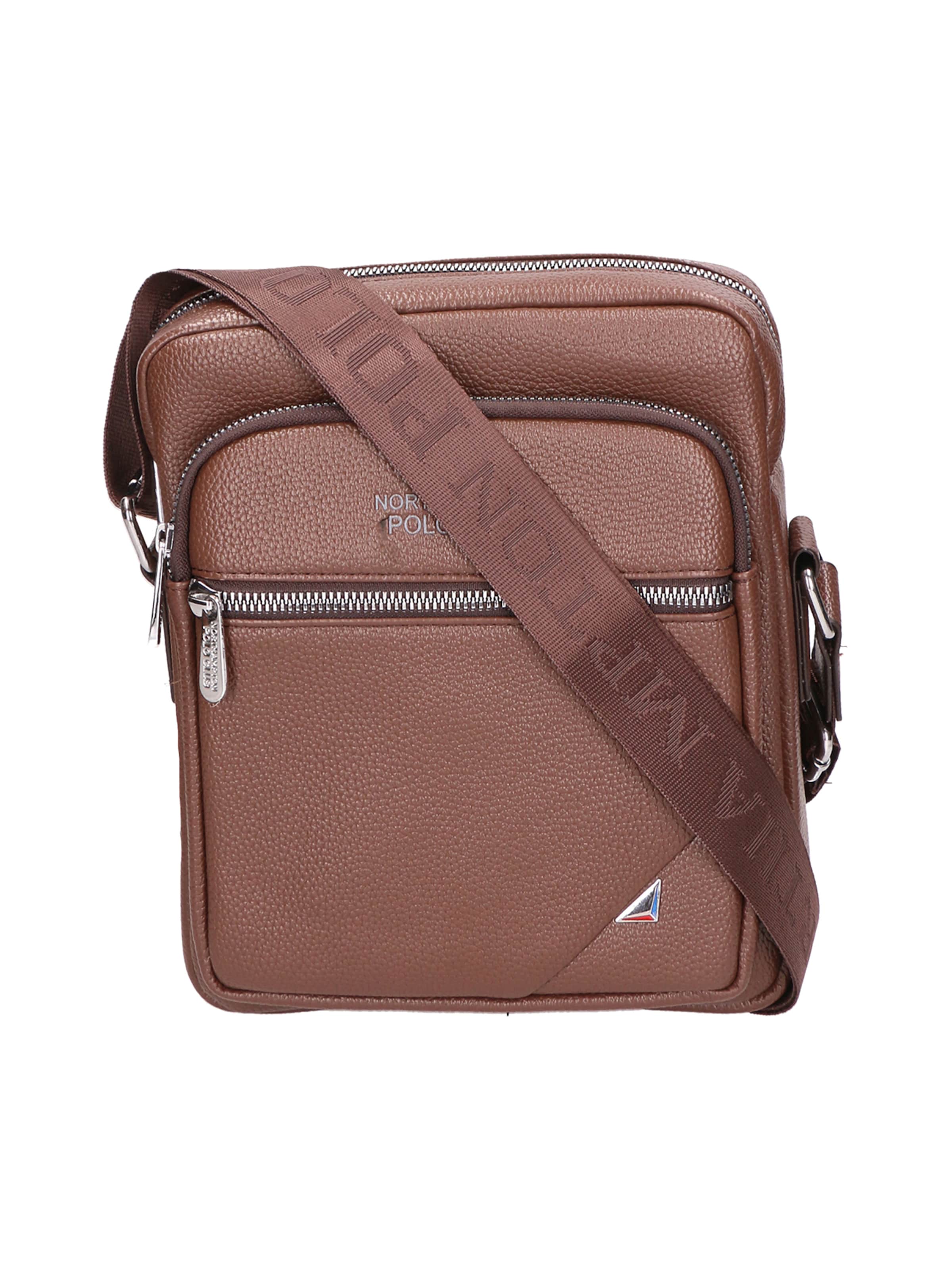 Northampton Polo Club Schoudertas in Bruin: voorkant