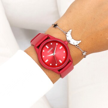 OOZOO Analog Watch in Red