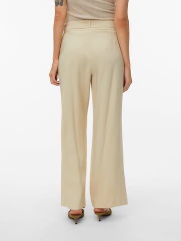 VERO MODA Voľný strih Plisované nohavice 'VMKATELYN' - Sivá