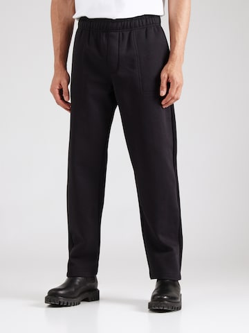 Only & Sons Loose fit Trousers 'ONSConnor' in Black: front