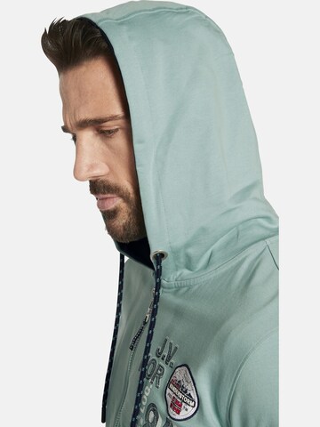 Jan Vanderstorm Zip-Up Hoodie ' Garrelf ' in Green