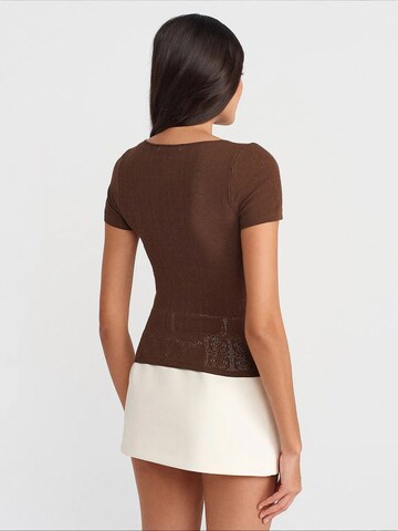 Dilvin Bluza 'Blusen' | rjava barva
