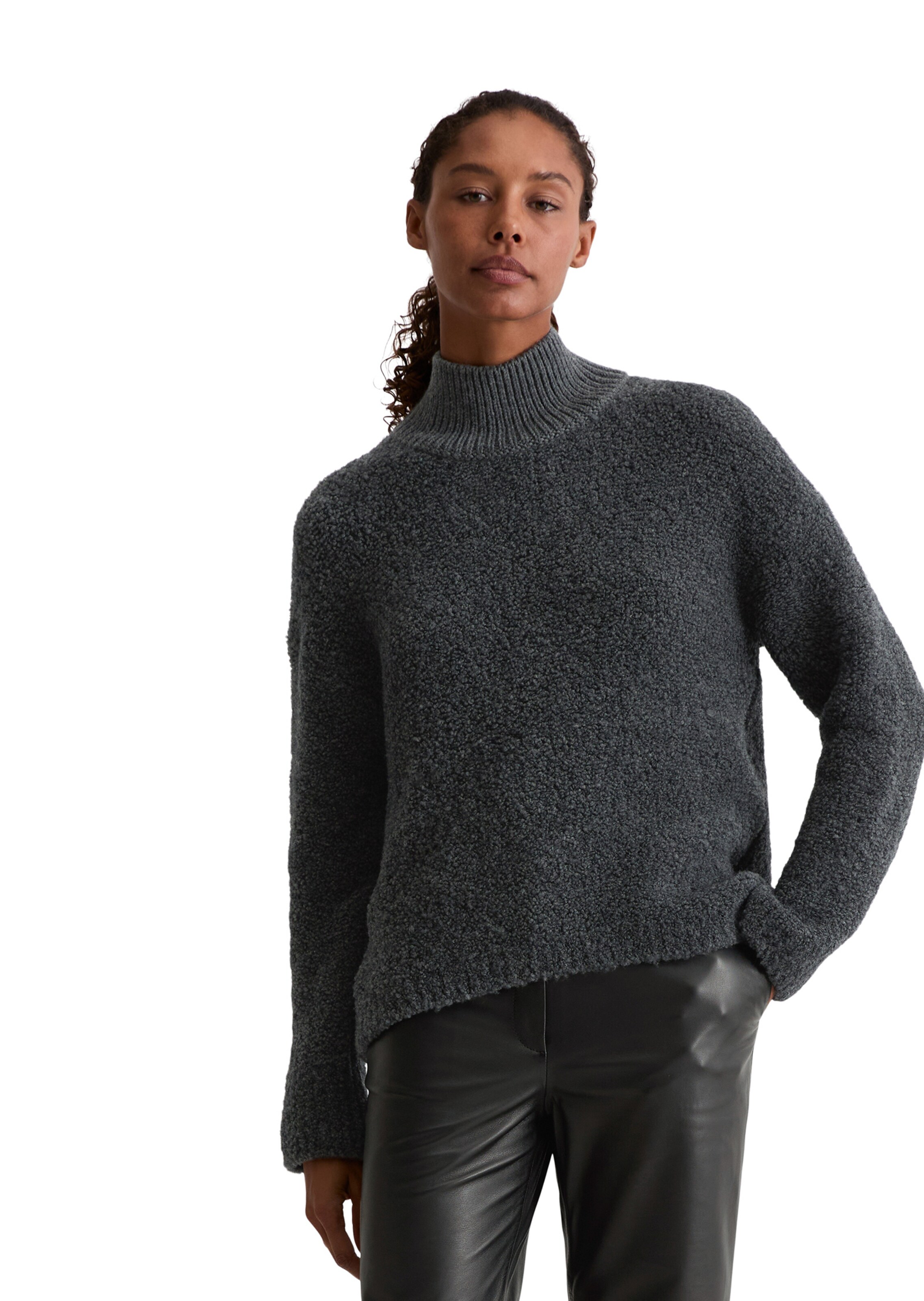 Pull-over Marc O'Polo en gris : devant