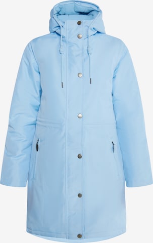 usha BLUE LABEL Winterparka 'Fenia' in Blauw: voorkant