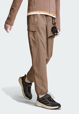 ADIDAS TERREX - Tapered Pantalón de montaña 'Xploric' en marrón: frente