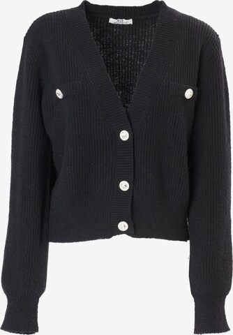 Influencer Cardigan i sort: forside