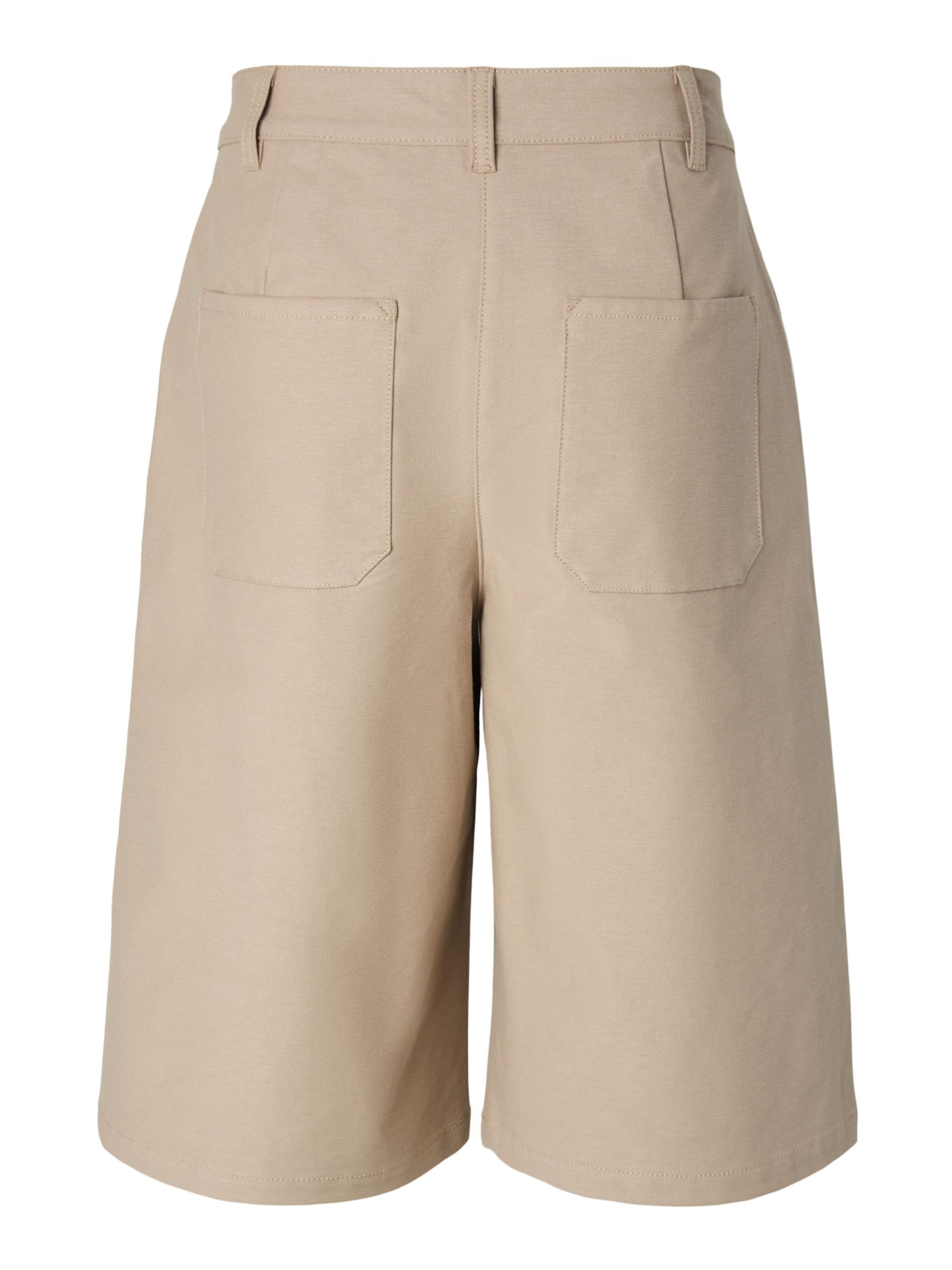 Wide leg Pantaloni 'PCRikke' di PIECES in beige